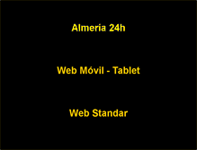 Tablet Screenshot of almeria24h.com